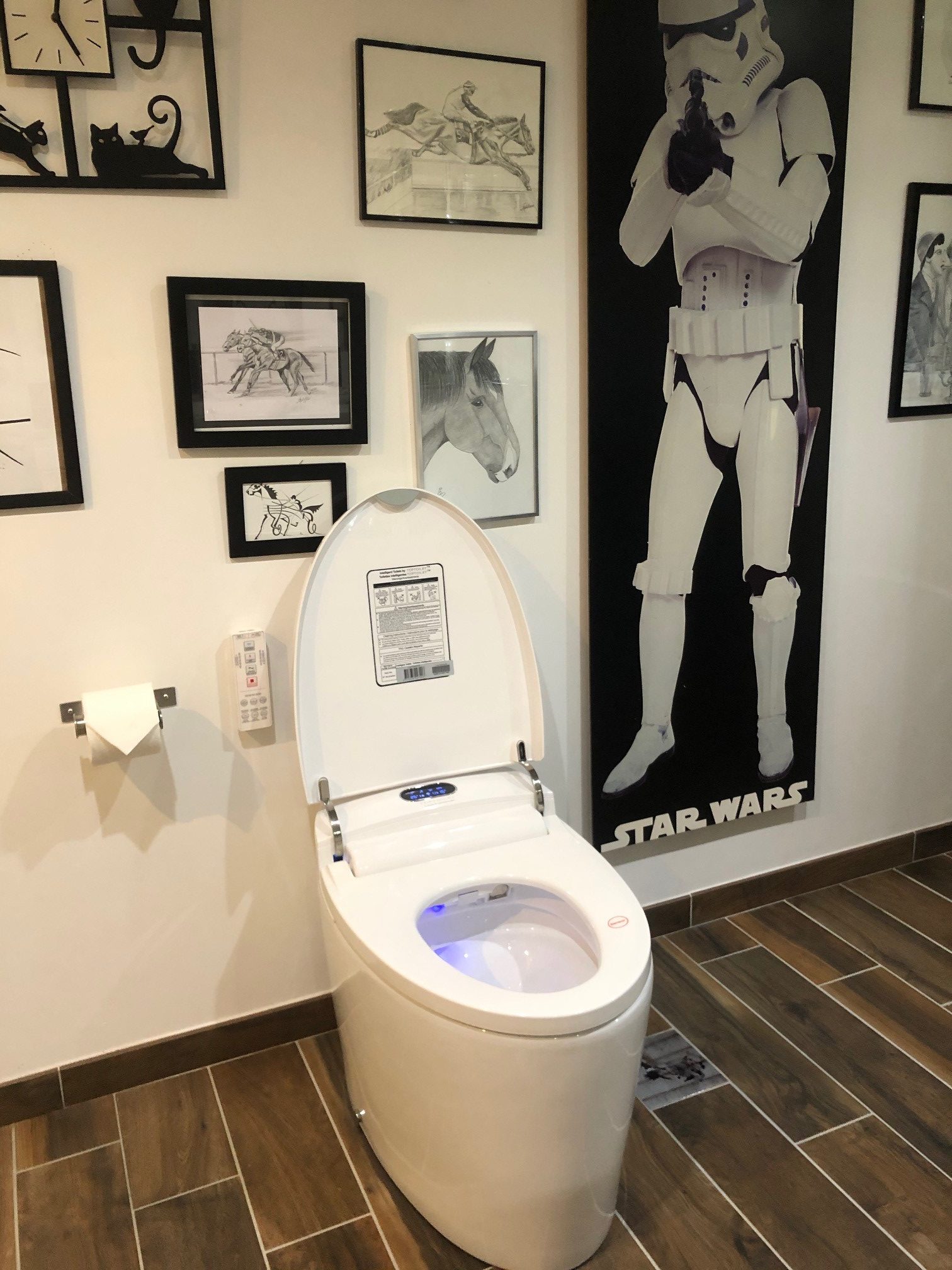 Installation client WC japonais TopToilet Diamond Plus